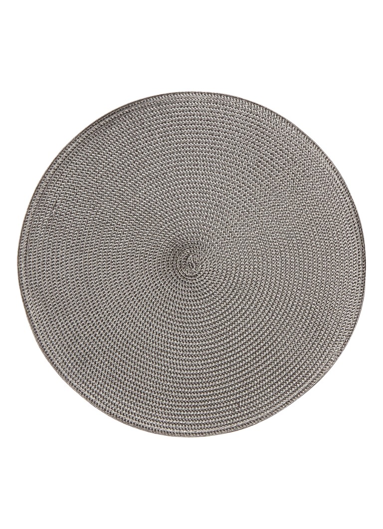 Ziczac Placemat 38 cm • Grijs • de Bijenkorf