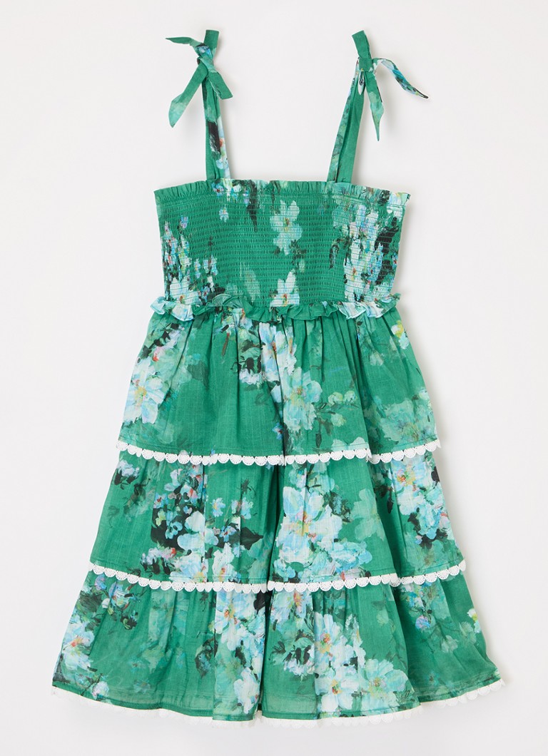 Zimmermann - Everley jurk met bloemenprint - Groen