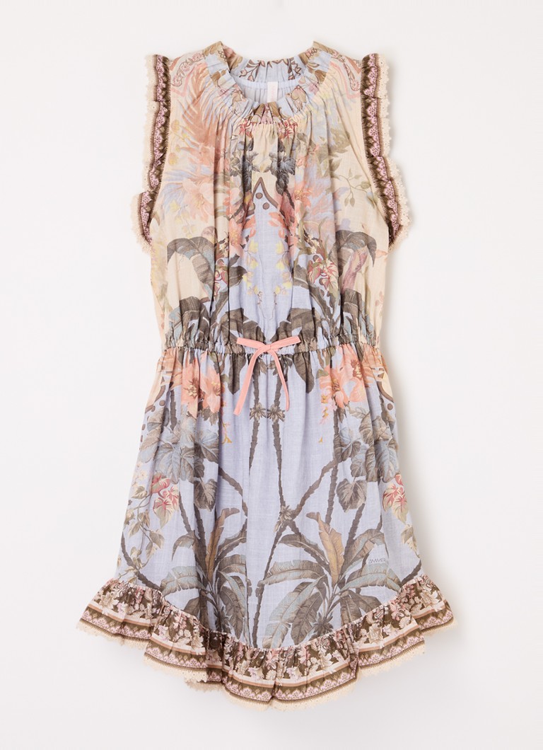 Zimmermann - Wylie jurk met print - Lavendel