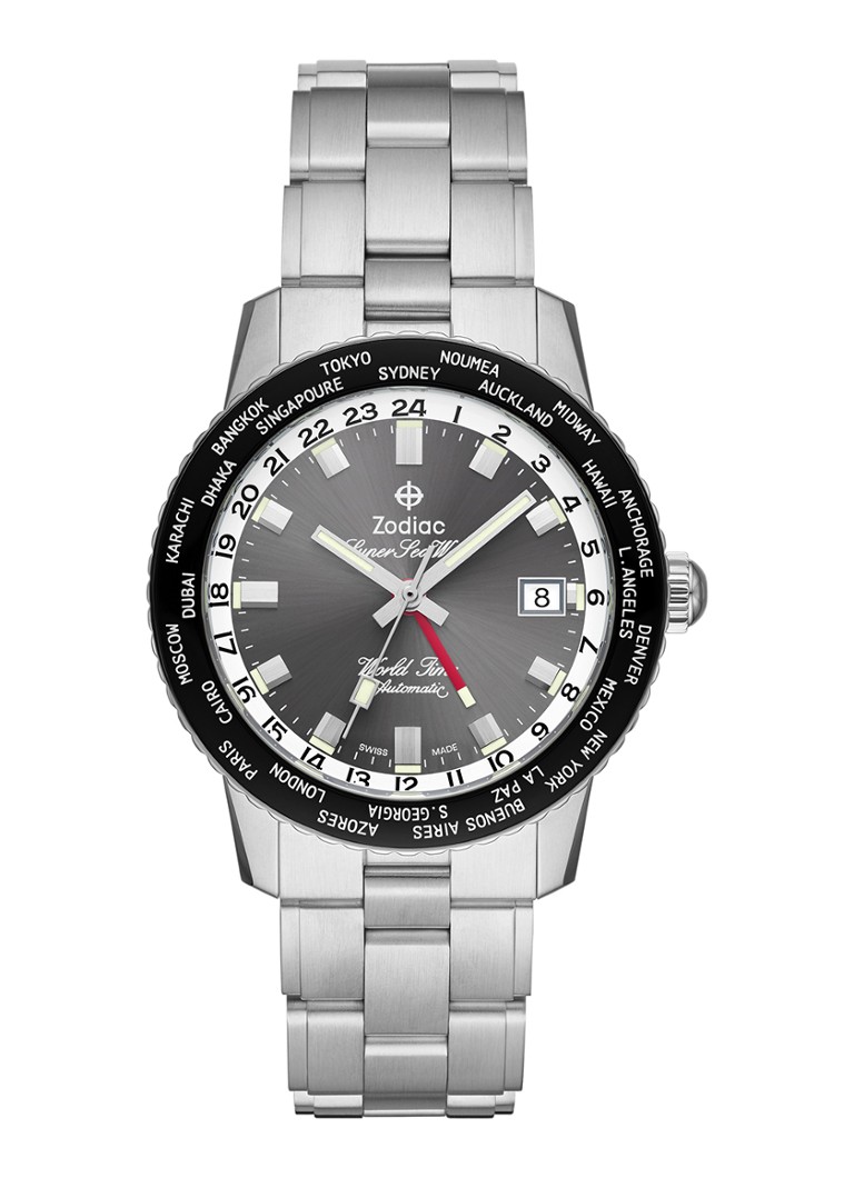 Zodiac - Super Sea Wolf Horloge ZO9409 - Zilver