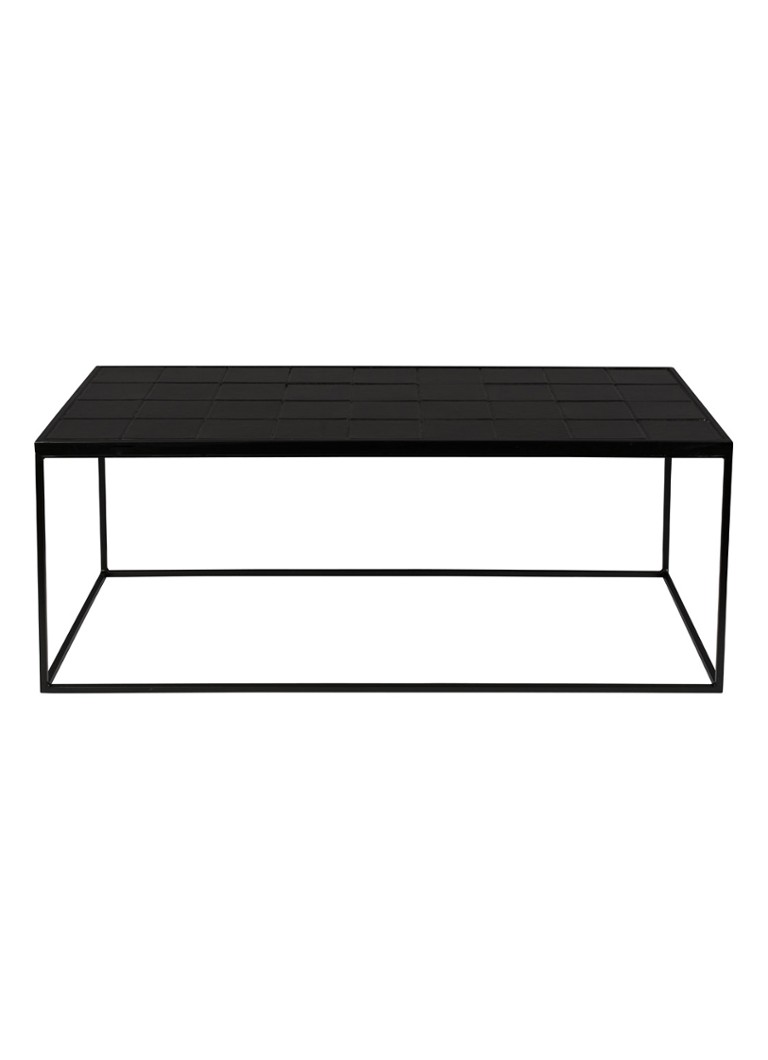 Zuiver - Glazed salontafel 42 x 93 cm - Zwart