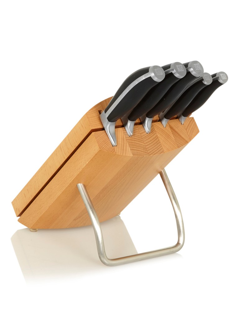 Zwilling J.A. Henckels Twin Cuisine messenblok met messenset 5delig