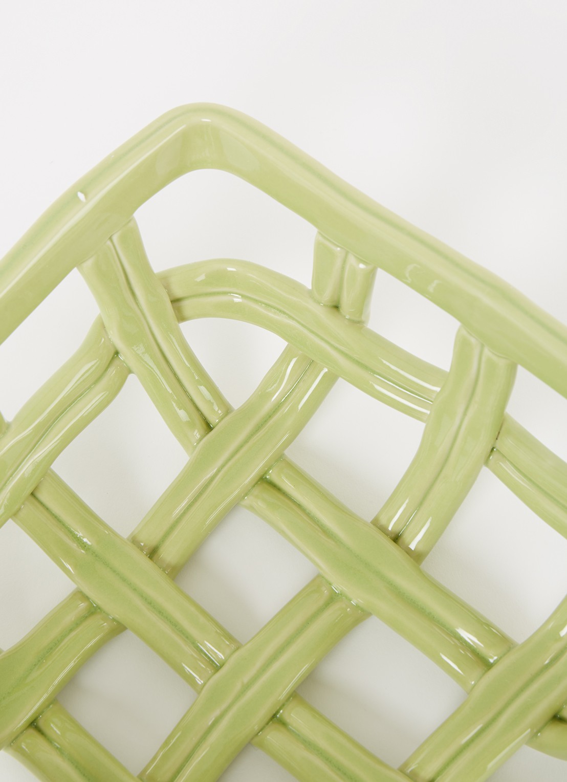 &Klevering Basket Picknick fruitmand 19 x 8,5 cm - detail 3 groen