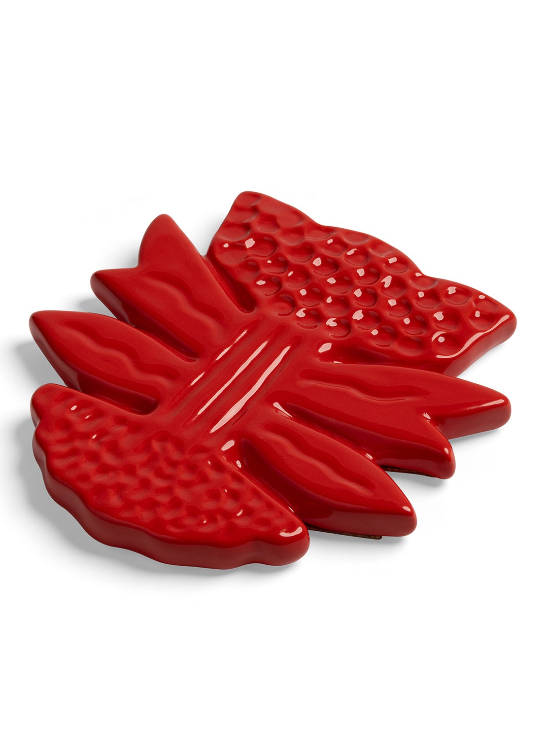 &Klevering Blume onderzetter set van 4 - achterkant 6 rood