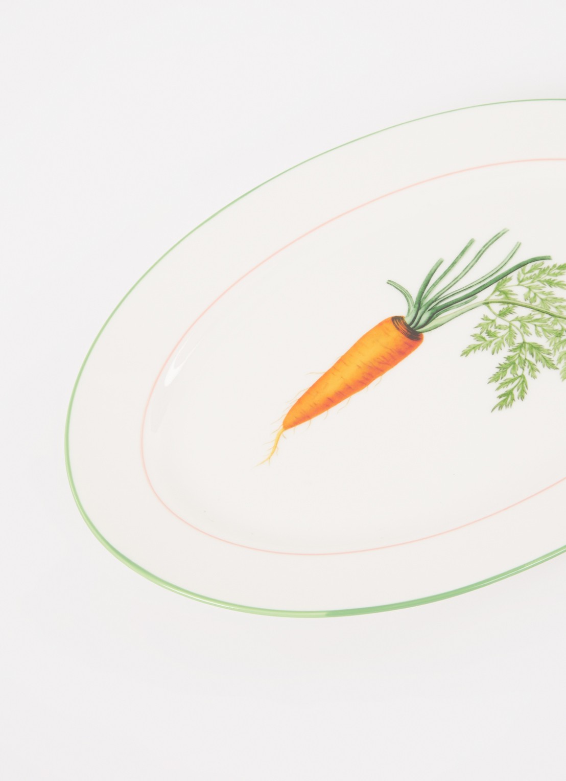 &Klevering Carrot serveerschaal 30 cm - detail oranje