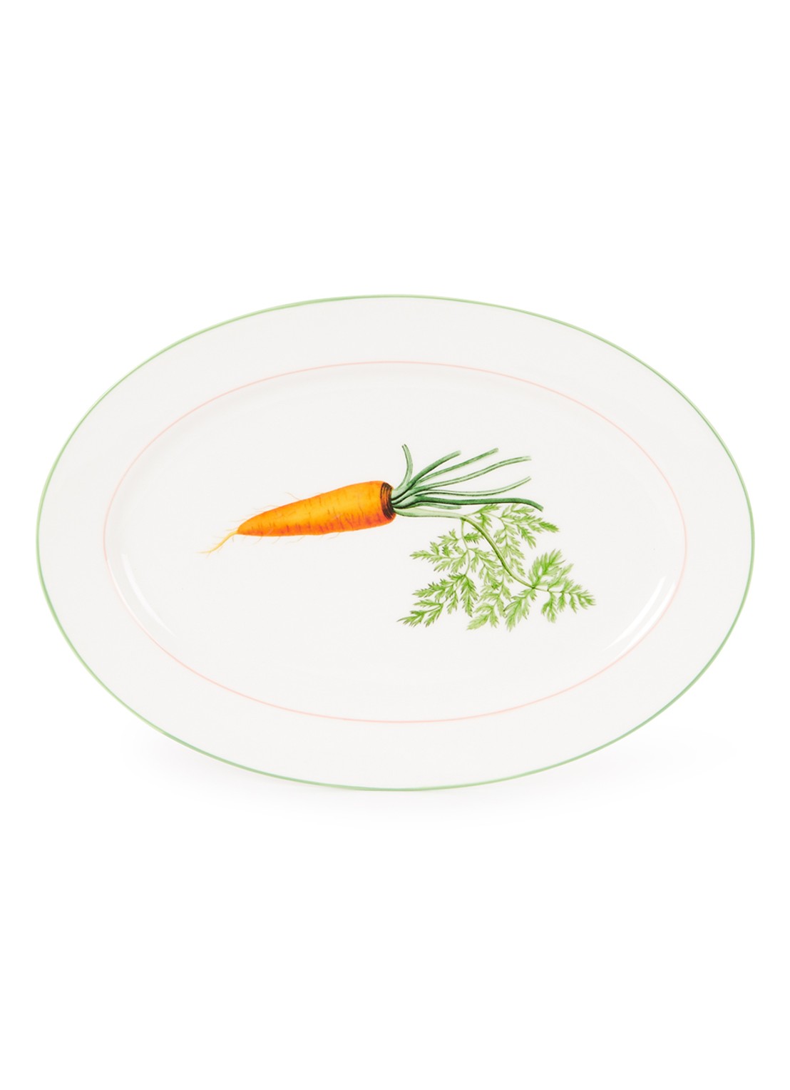 &Klevering Carrot serveerschaal 30 cm - voorkant 3 oranje
