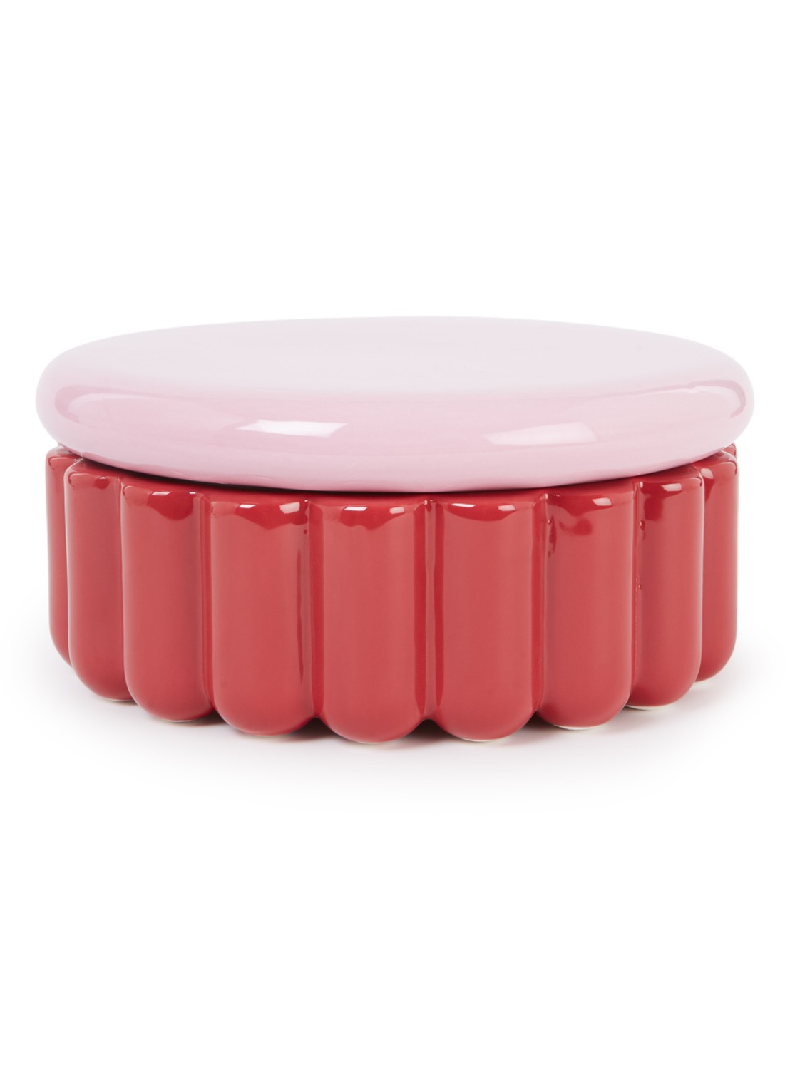 &Klevering Charlo voorraadpot  - voorkant rood