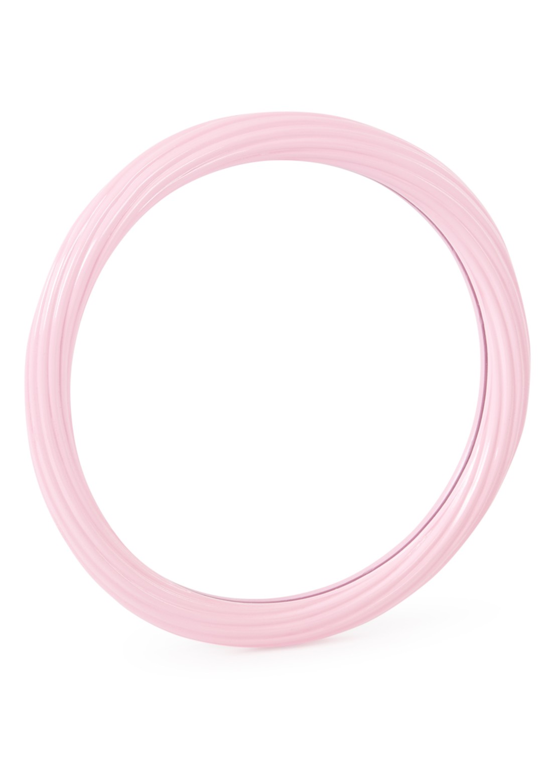 &Klevering Churros wandspiegel 44,5 cm - voorkant roze