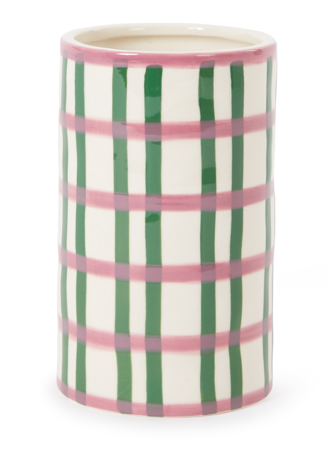 &Klevering Clash vaas 13 cm - voorkant groen