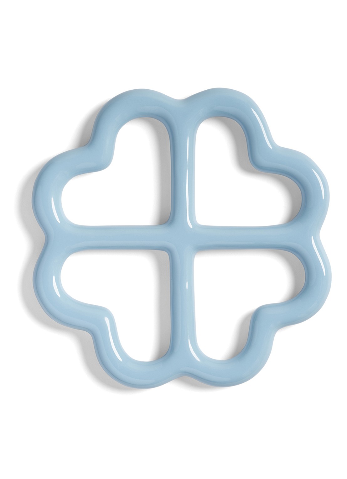 &Klevering Clover pannenonderzetter - voorkant 2 blauw