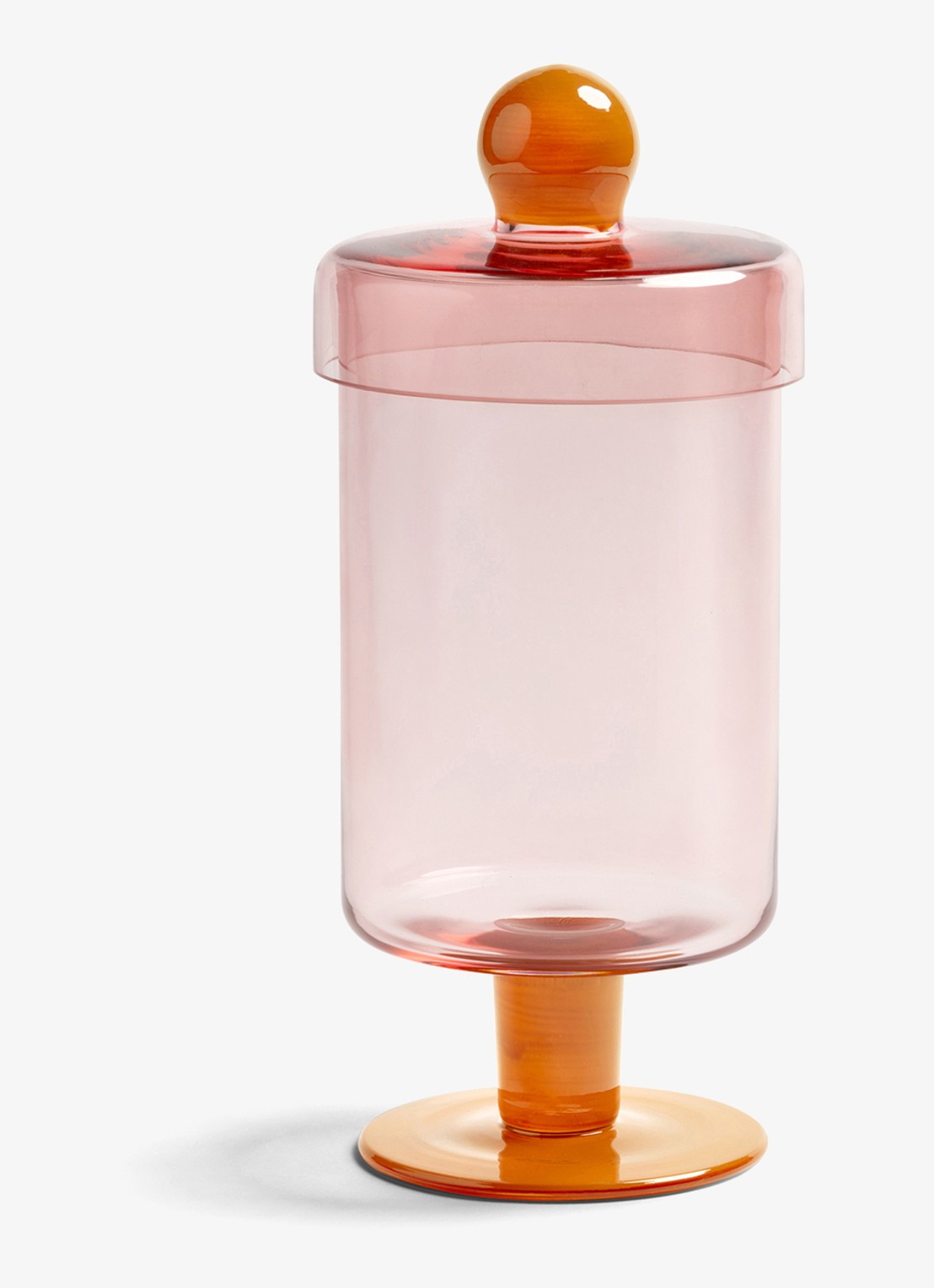 &Klevering Decoratieve voorraadpot duo - voorkant roze