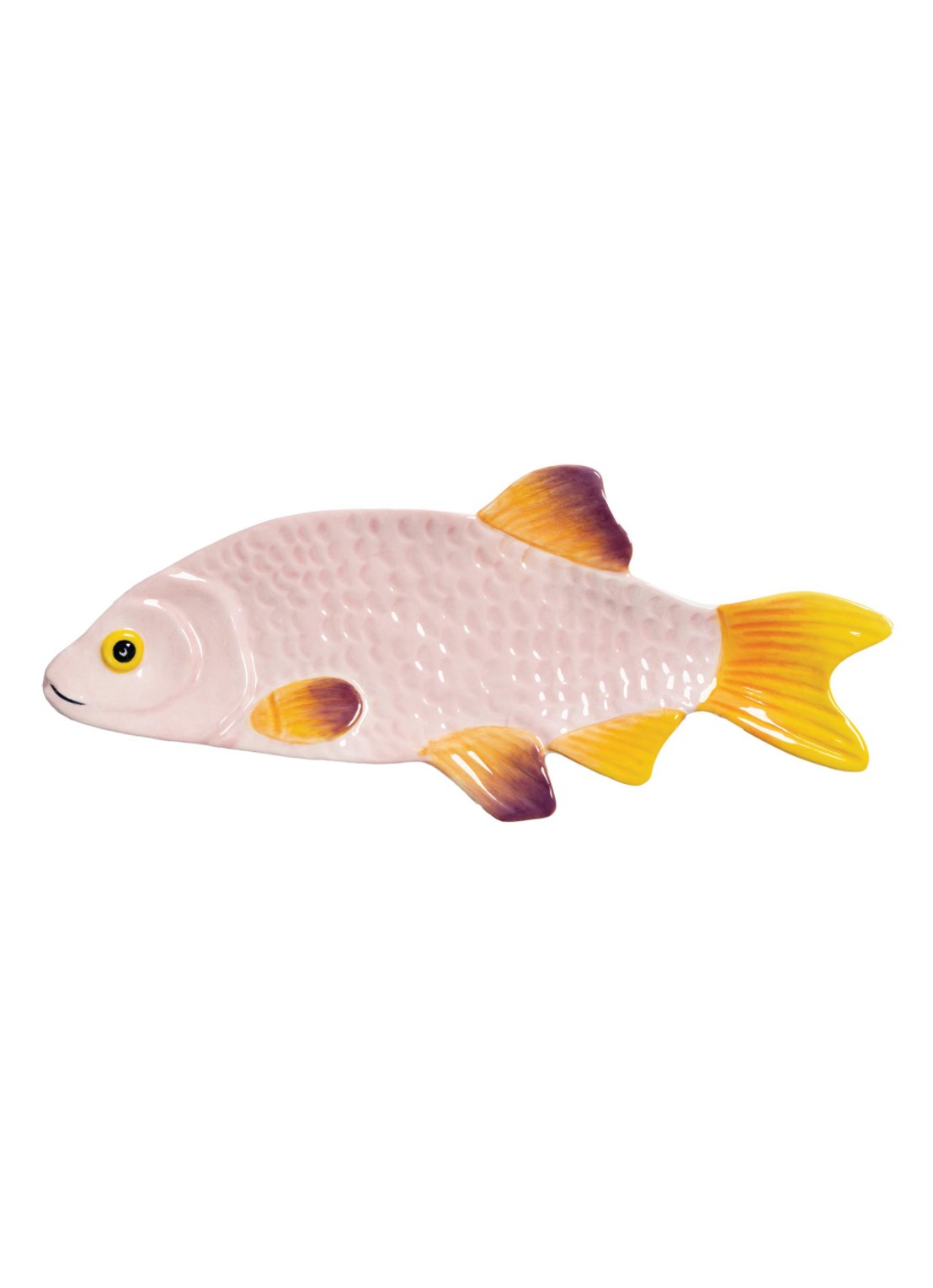 &klevering Fish serveerschaal 31,5 cm - voorkant lichtroze