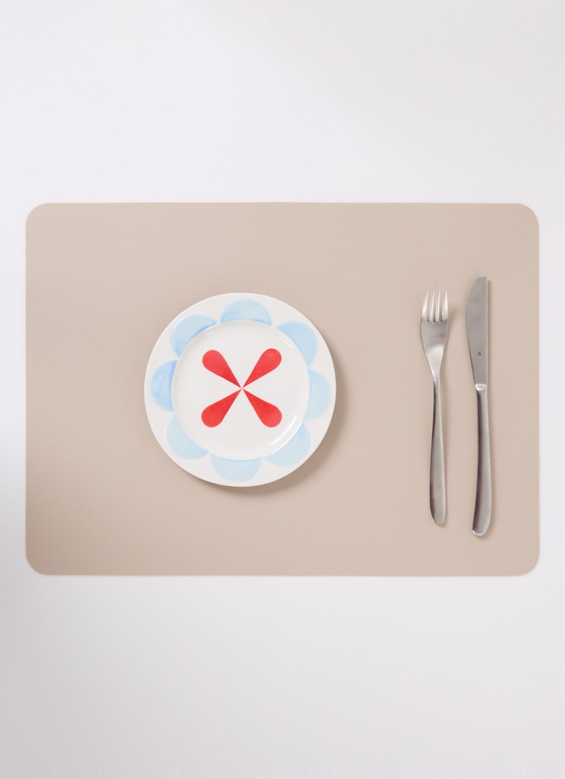 &Klevering Folk ontbijtbord 17,5 cm set van 4 - detail 2 wit