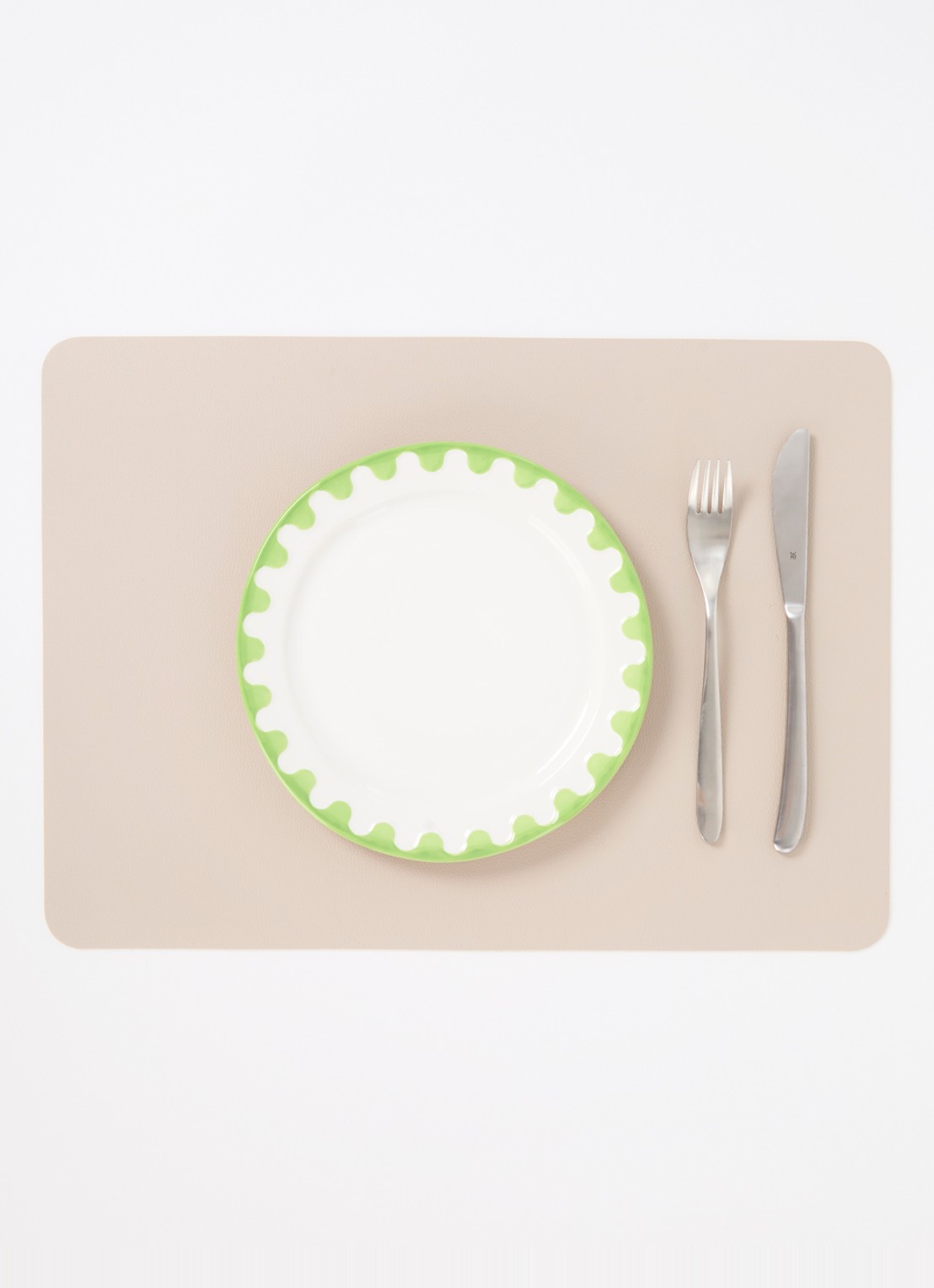 &Klevering Folk ontbijtbord 22,5 cm set van 4 - detail 4 wit