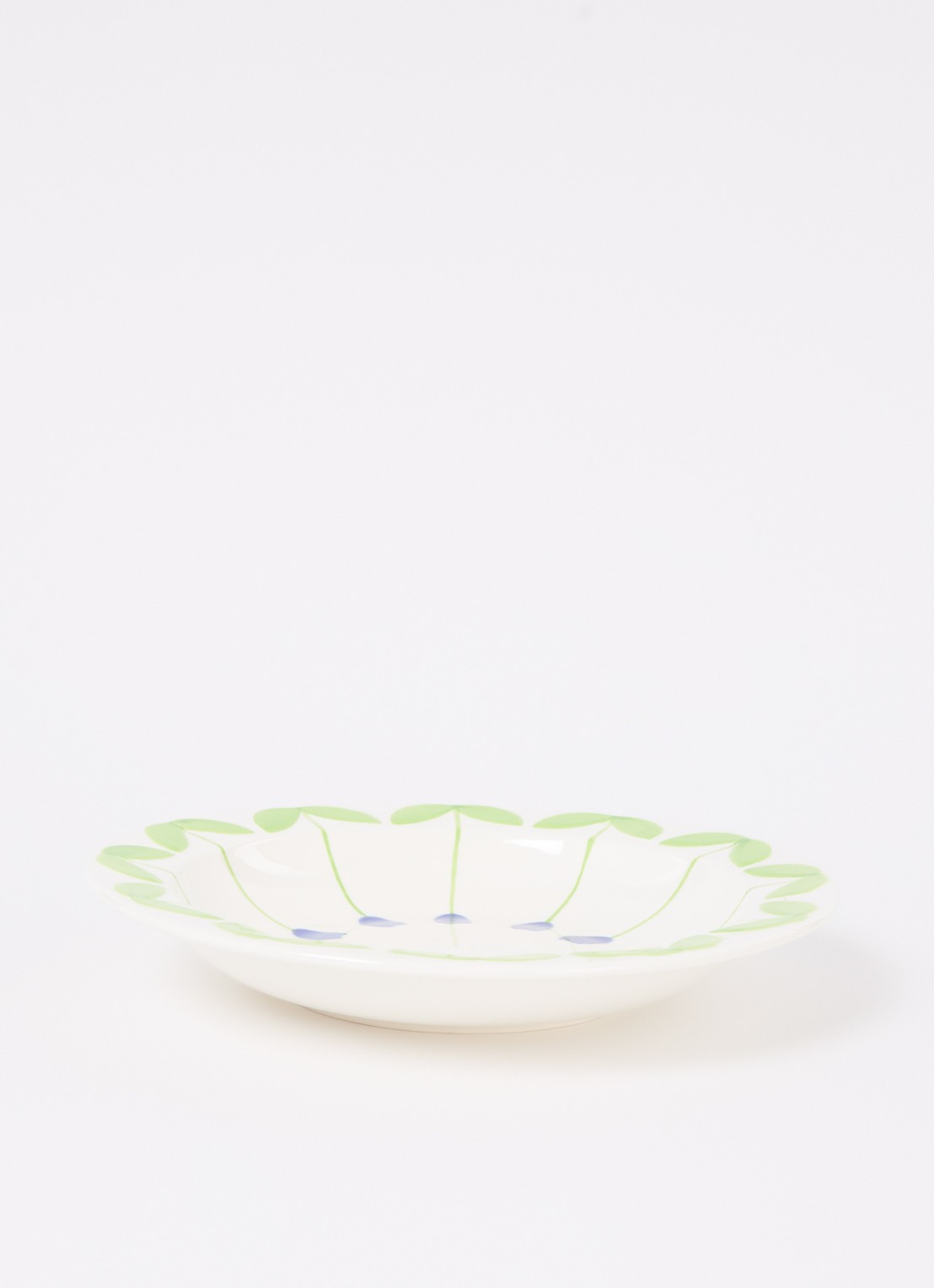 &Klevering Folk pastabord 22,5 cm set van 2 - voorkant 4 wit