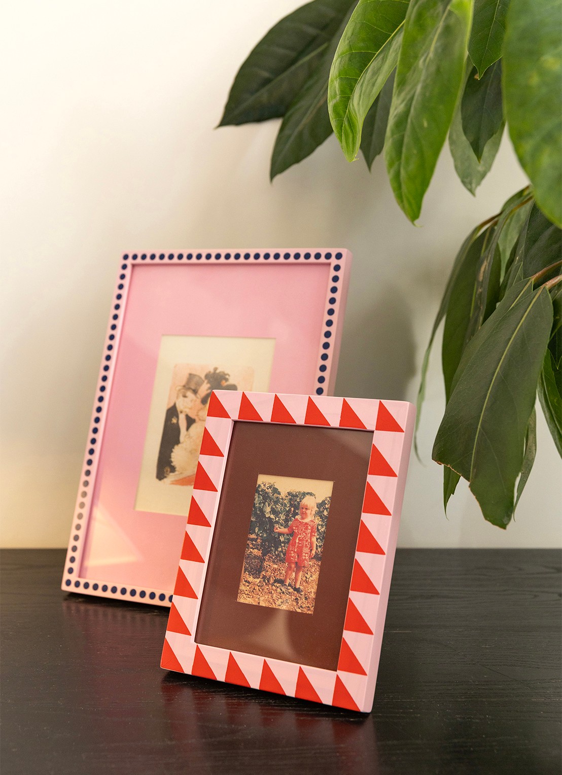 &Klevering Fotolijst met stippen 30 x 21 cm  - detail 4 roze