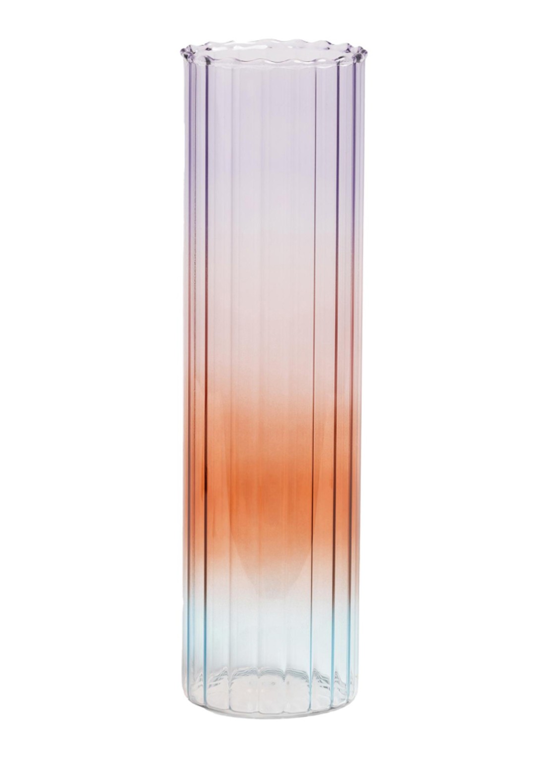 &klevering Gradient vaas 29 cm - voorkant oranje
