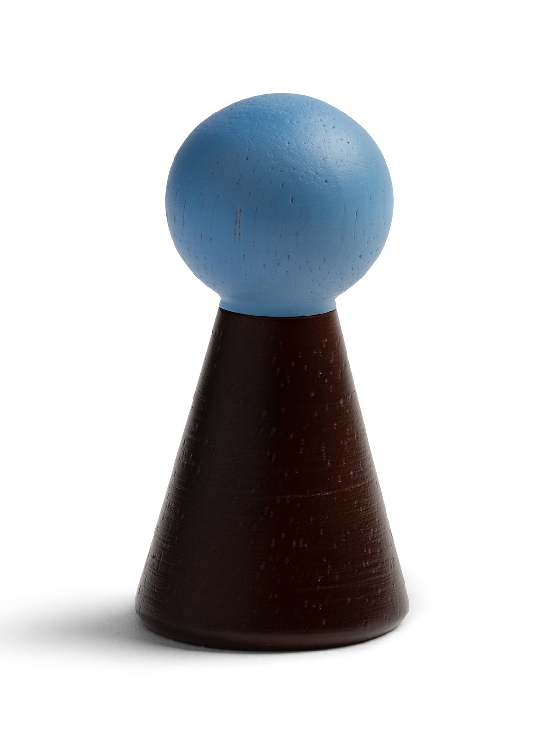 &Klevering Halma wandhaak 6,5 cm set van 2 - voorkant 4 bruin
