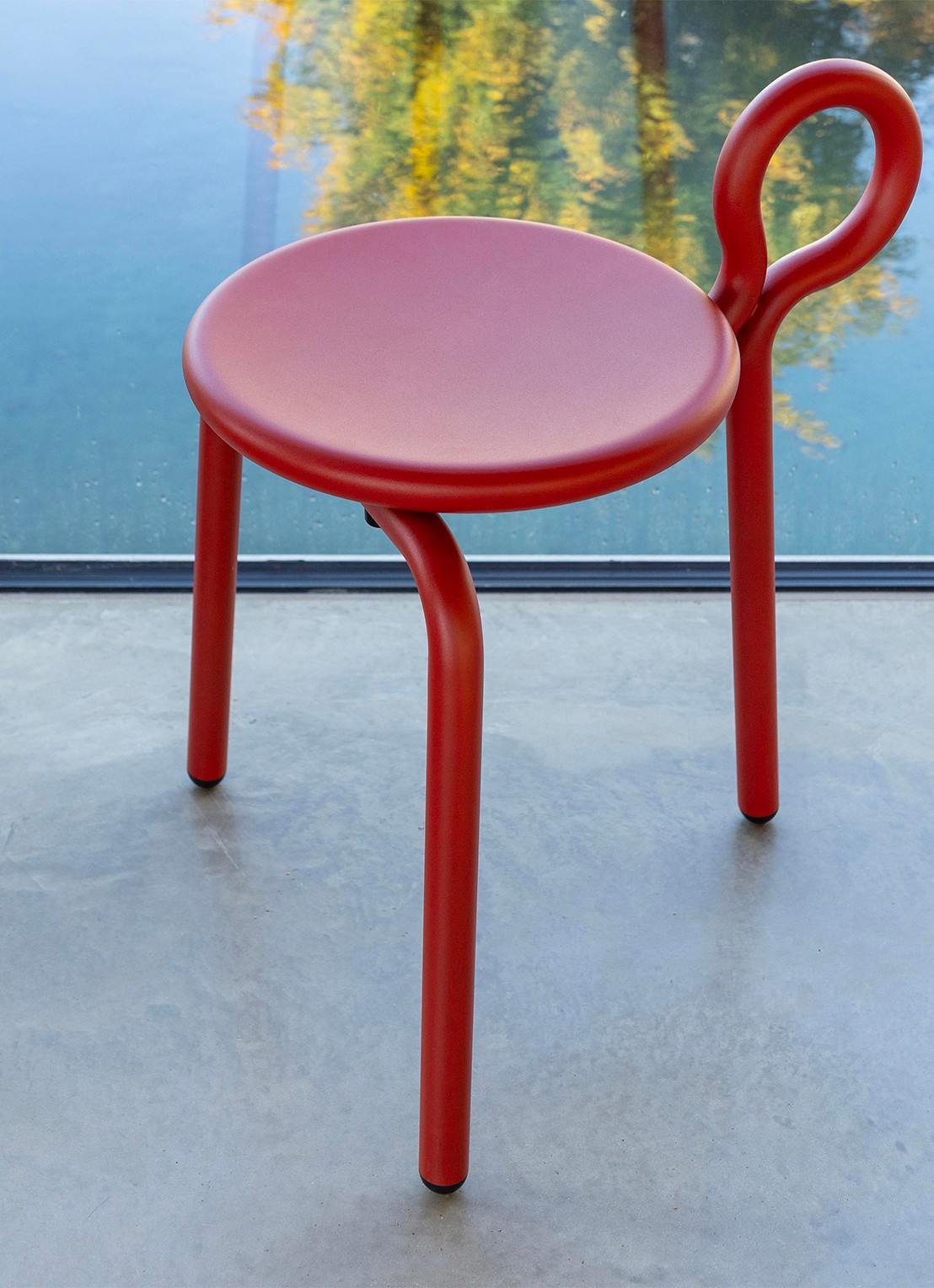 &Klevering Lasso kruk 58 cm - detail 4 rood