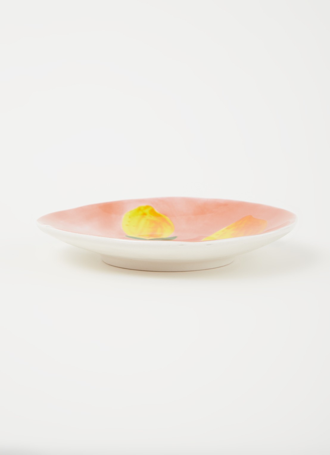 &Klevering Lemon ontbijtbord 16 cm set van 4  - voorkant 2 geel