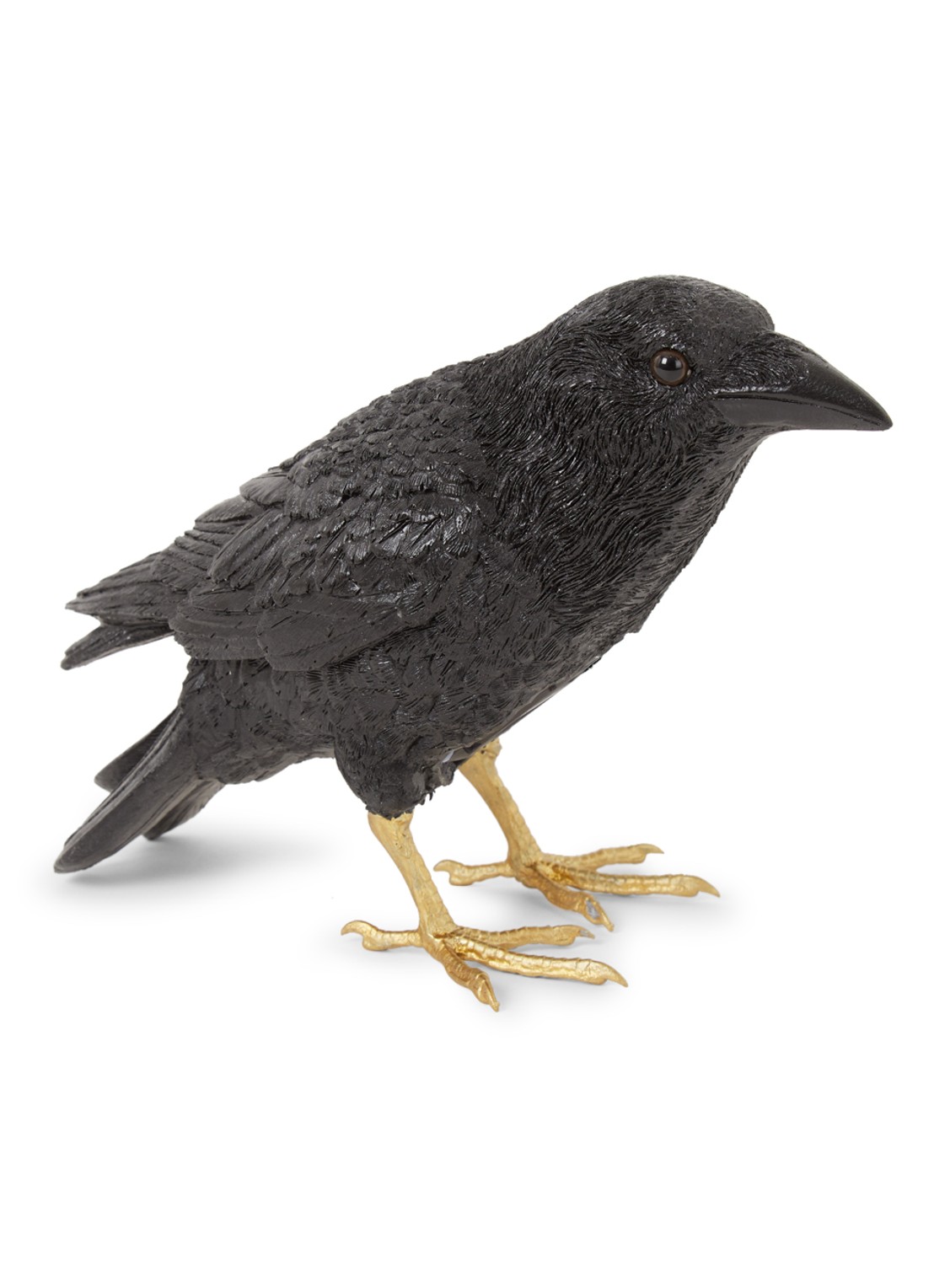 &Klevering Sparrow spaarpot 14,5 cm - voorkant zwart
