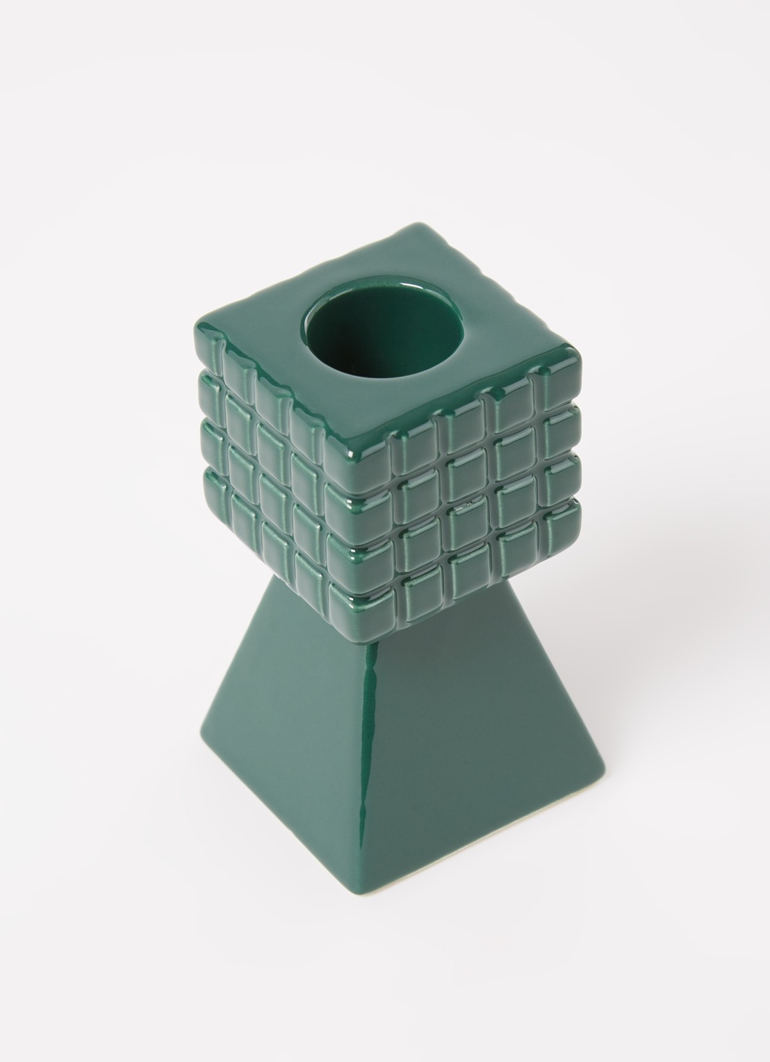 &Klevering Stack kandelaar 8,5 cm - detail 3 donkergroen