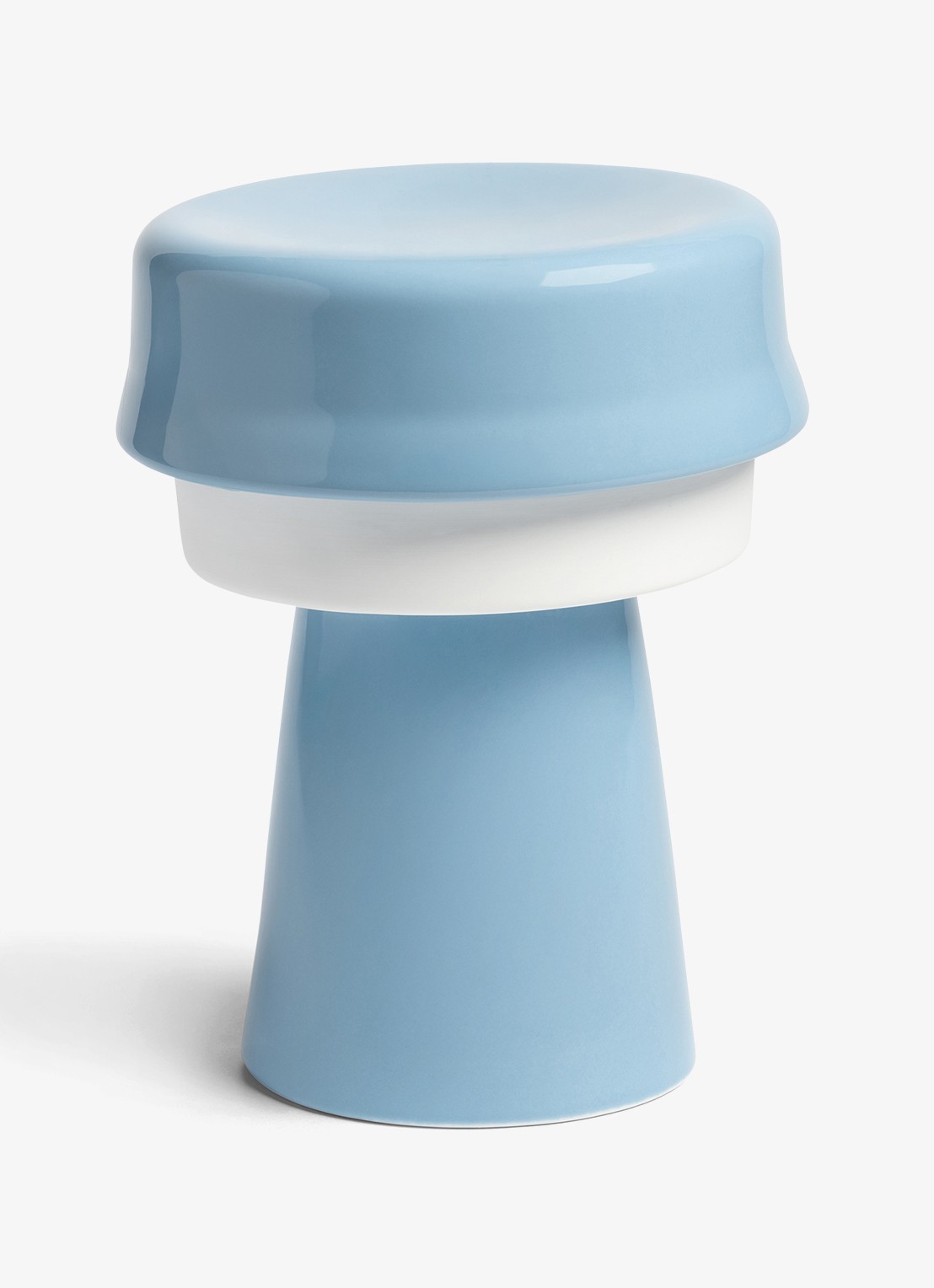 &Klevering Tafellamp met hoed 20 cm  - voorkant blauw