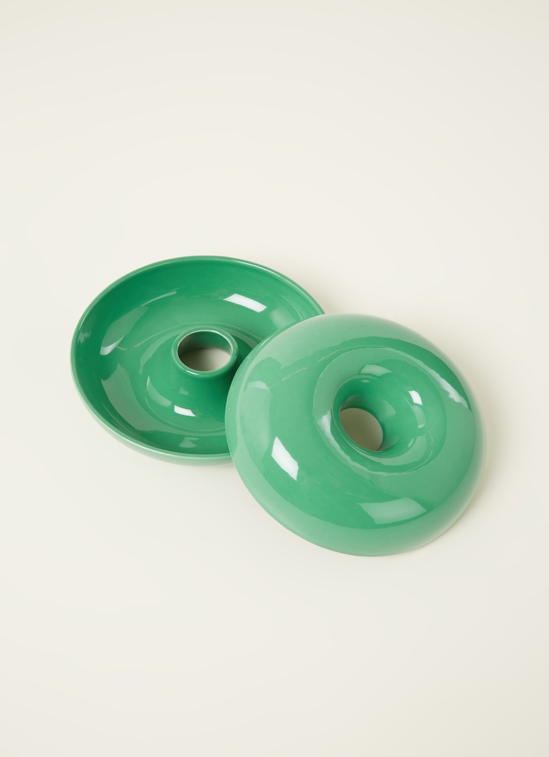 &Klevering Torus opbergbox 14 cm - detail groen