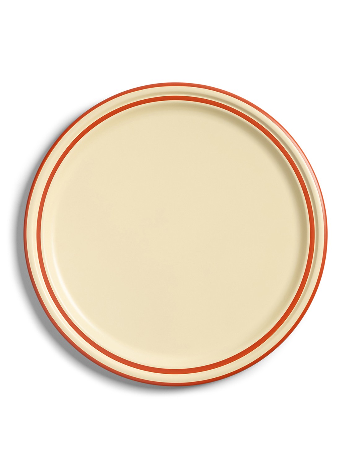 &Klevering Vano dienblad Ø32,5 cm - voorkant creme