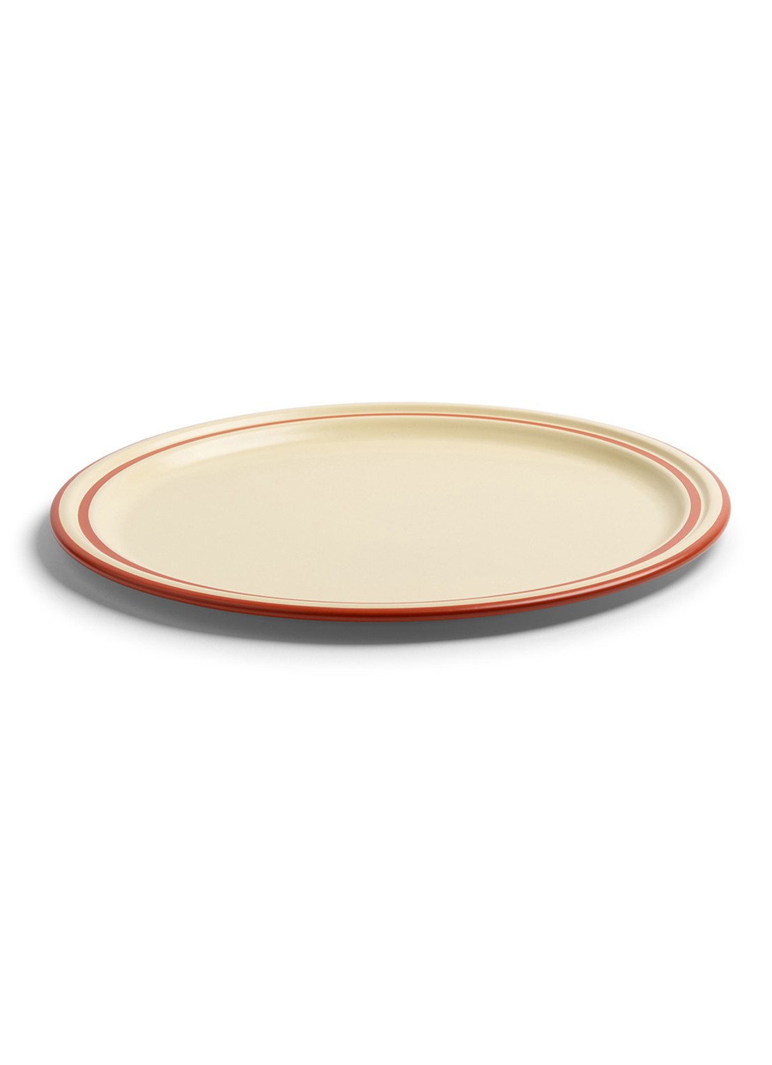 &Klevering Vano dienblad Ø32,5 cm - voorkant 2 creme