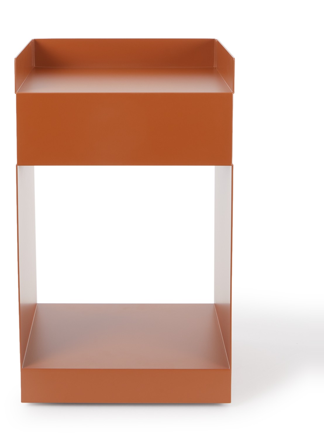 &Tradition Rotate SC73 bijzettafel 35 x 35 cm  - voorkant cognac