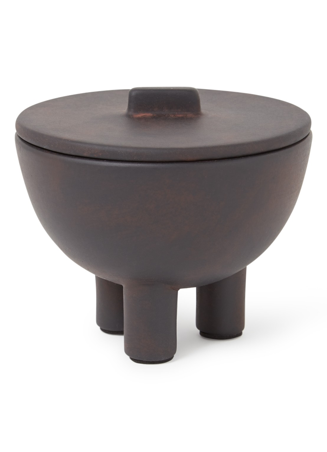 101 Copenhagen Duck Medio opbergpot 10 cm - voorkant 3 donkerbruin