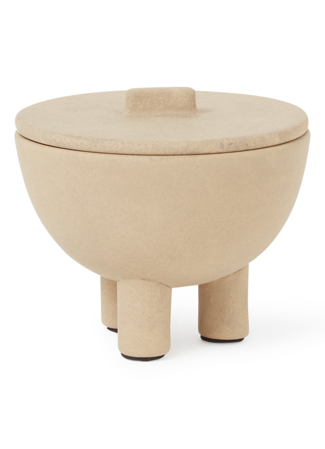 101 Copenhagen Duck Medio opbergpot 10 cm - voorkant beige