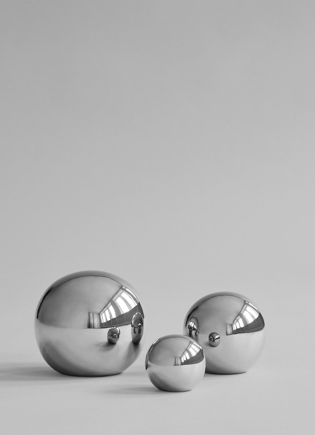 101 Copenhagen Gallery Balls set van 3  - detail metallic
