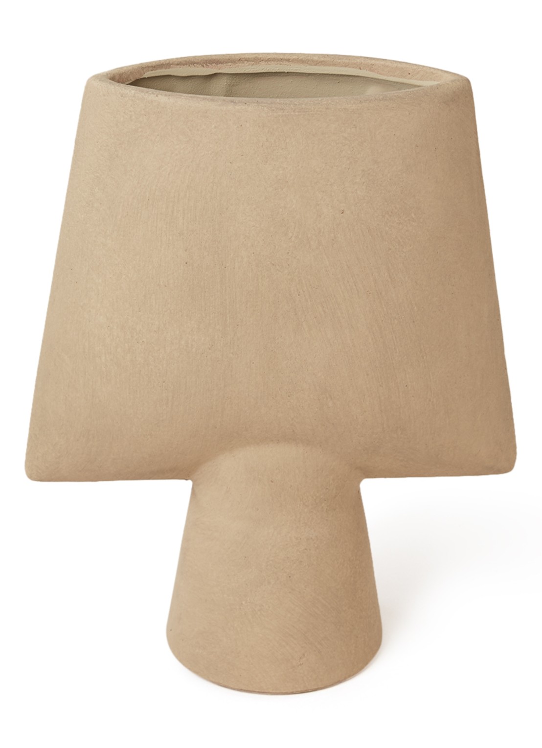 101 Copenhagen Sphere Square Mini vaas 25 cm - voorkant 3 beige