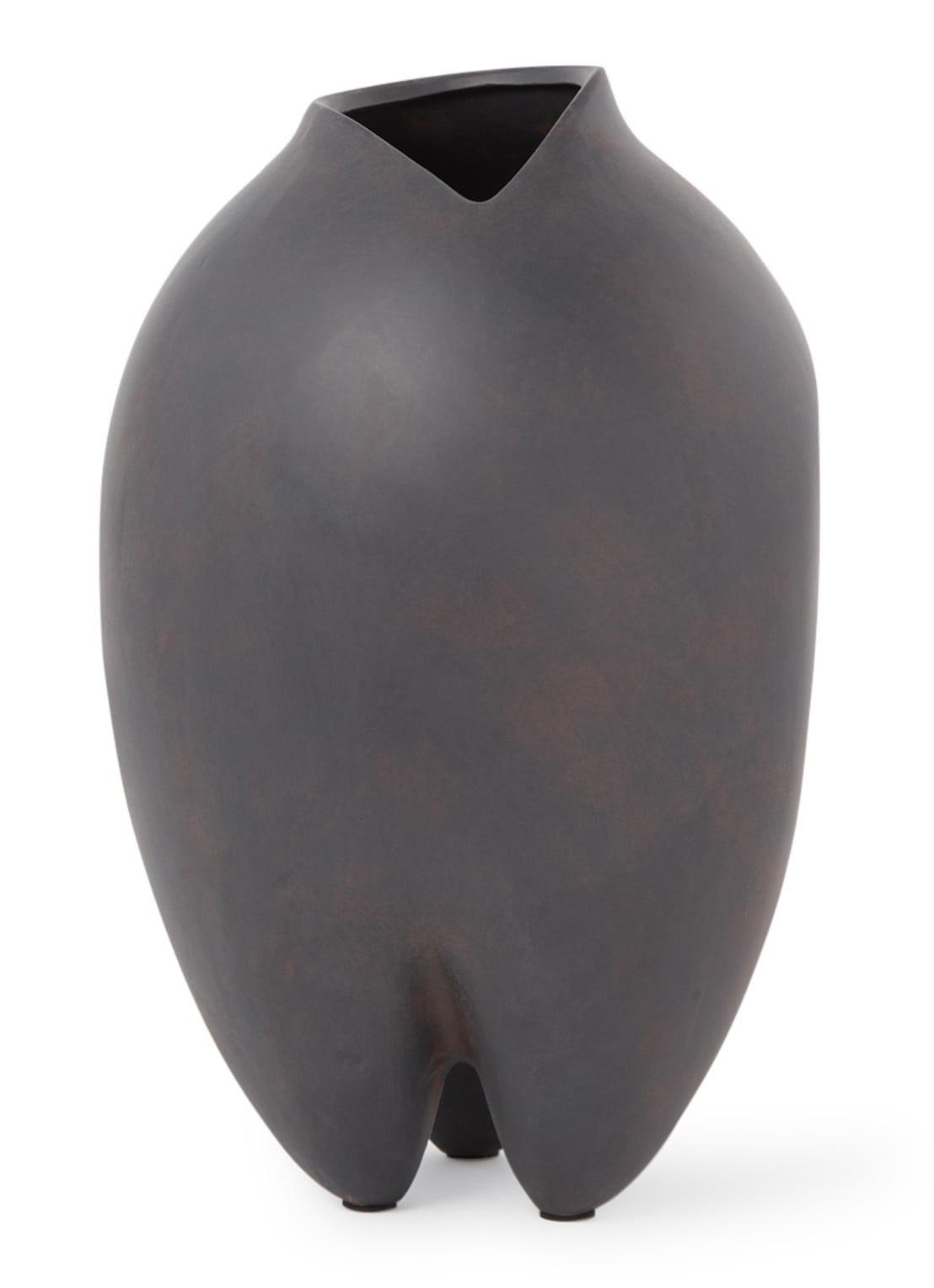 101 Copenhagen Sumo Slim vaas 37,5 cm - voorkant 2 donkerbruin