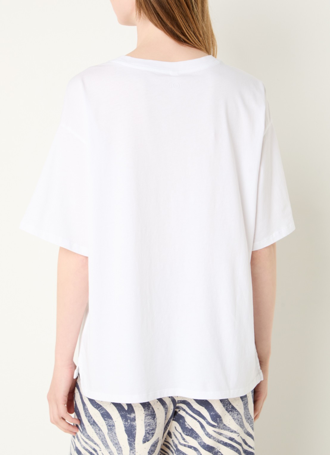 10DAYS Gelati T-shirt met print - achterkant 4 wit