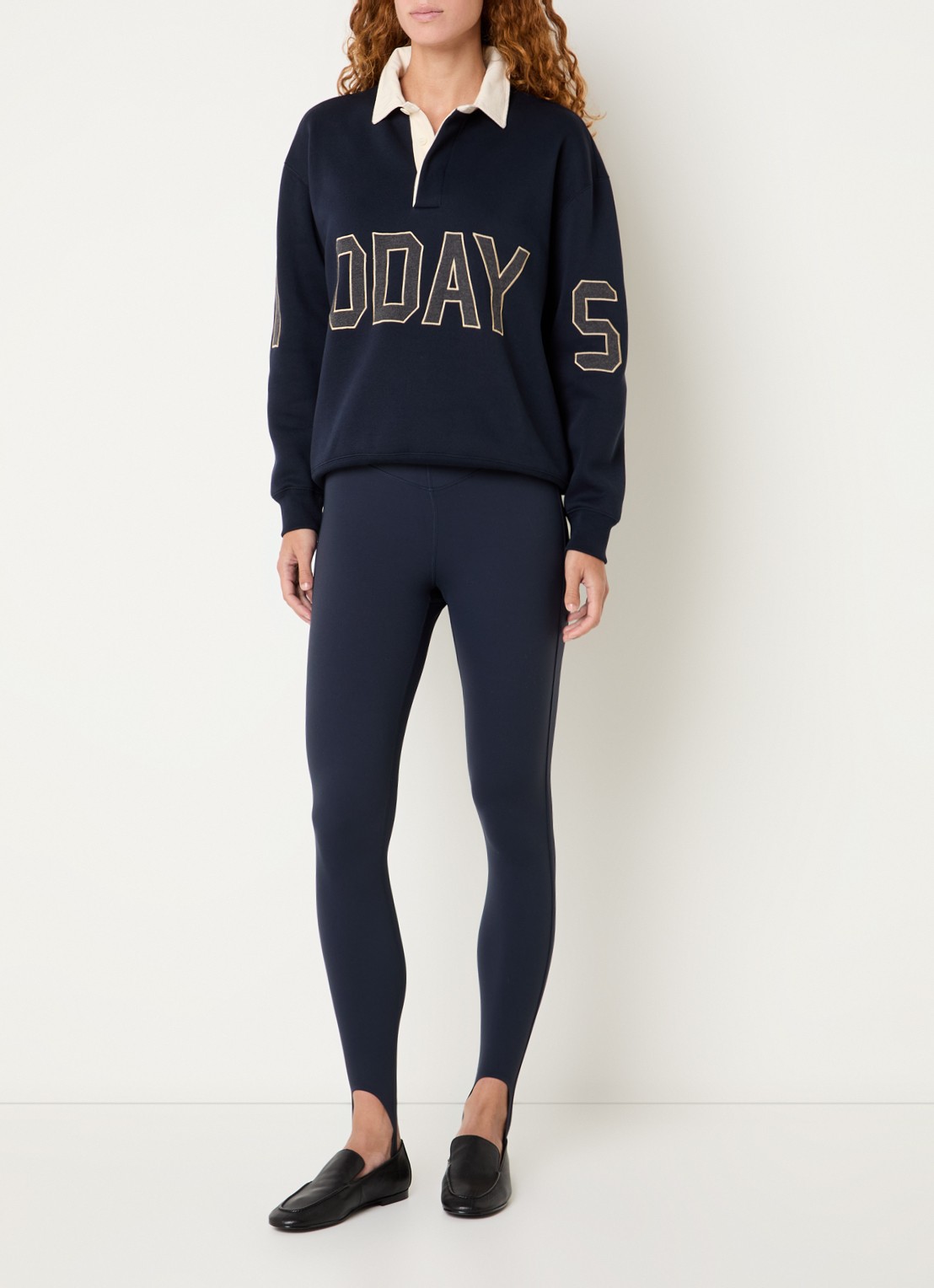 10DAYS High waist skinny fit trainingslegging met stretch - voorkant 2 donkerblauw