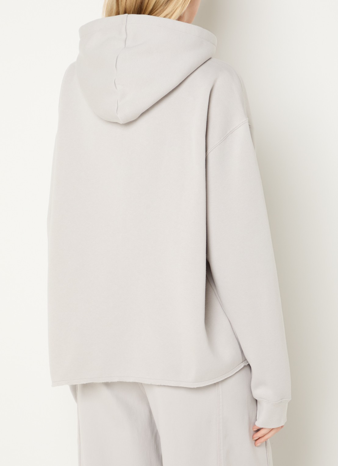 10DAYS Hoodie met logo - achterkant lichtgrijs