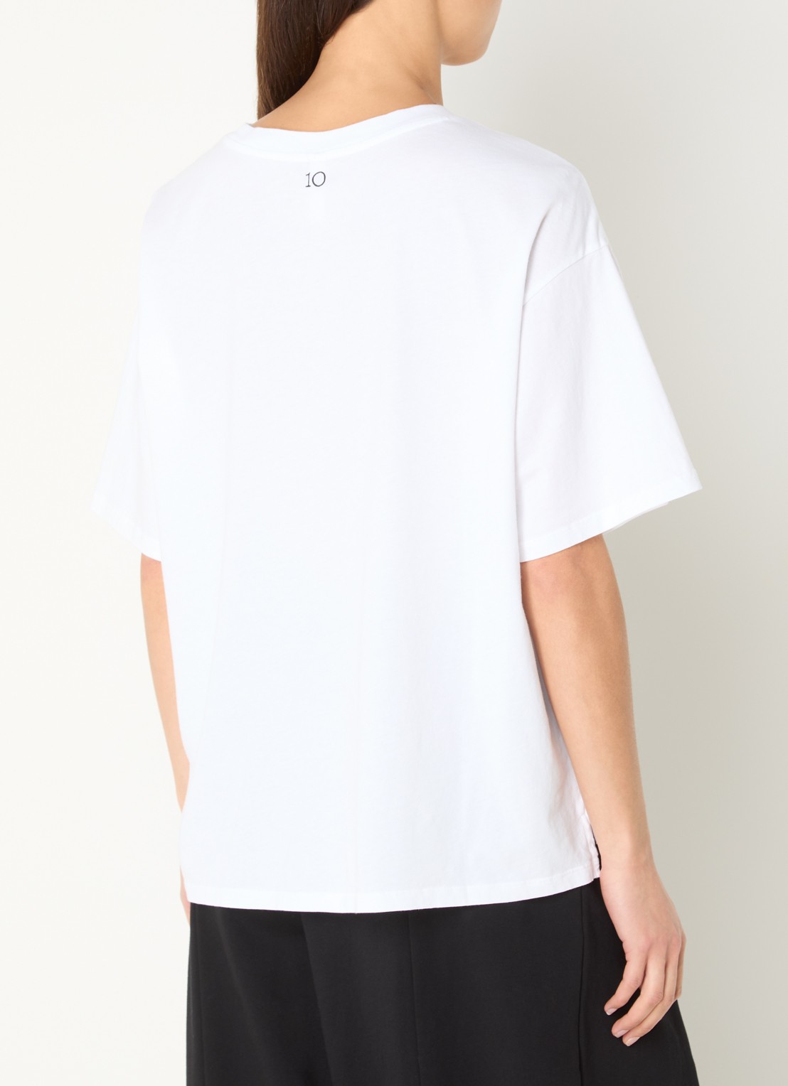 10DAYS Love T-shirt met print - achterkant 4 wit