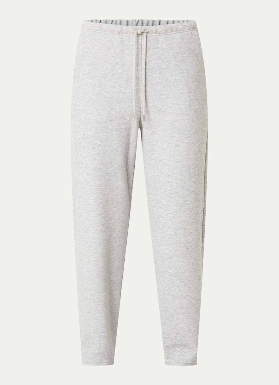 10DAYS Mid waist tapered fit joggingbroek met steekzakken - voorkant 3 grijsmele