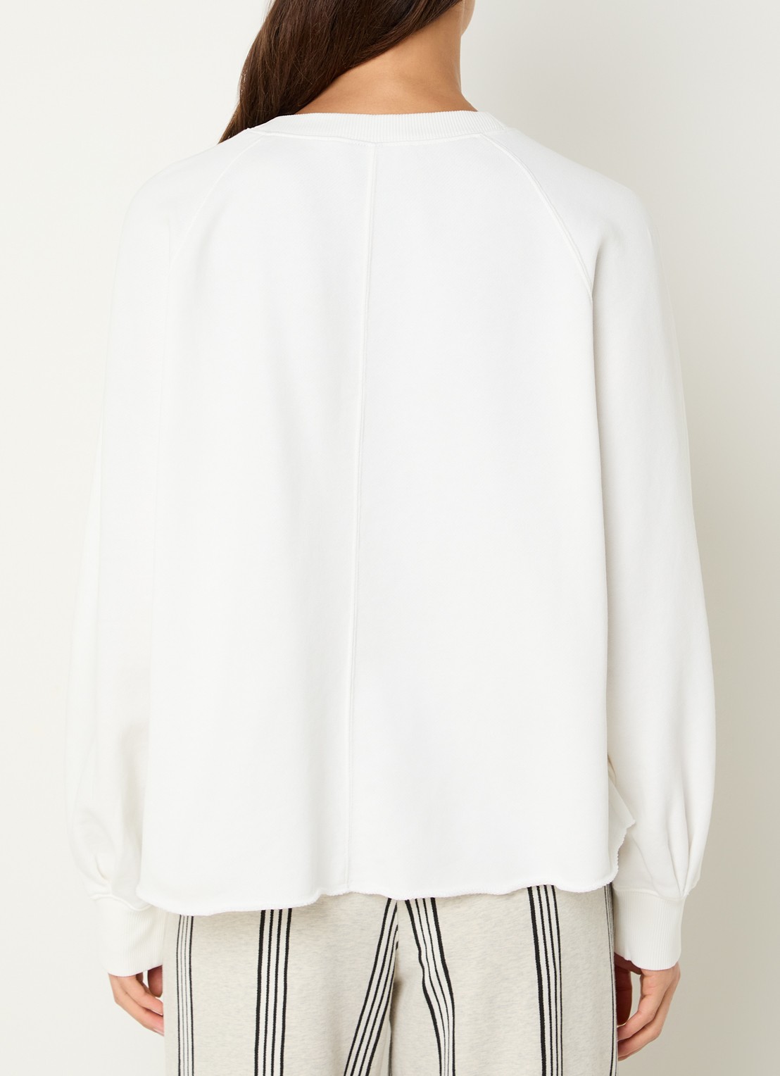 10DAYS Sweater met logoborduring - achterkant 2 gebroken wit