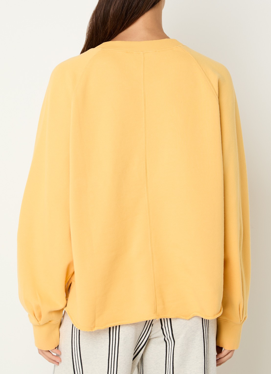 10DAYS Sweater met logoborduring - achterkant 3 oranje