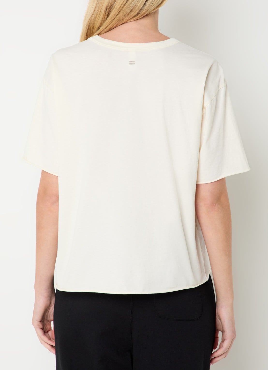 10DAYS T-shirt met logoprint - achterkant creme