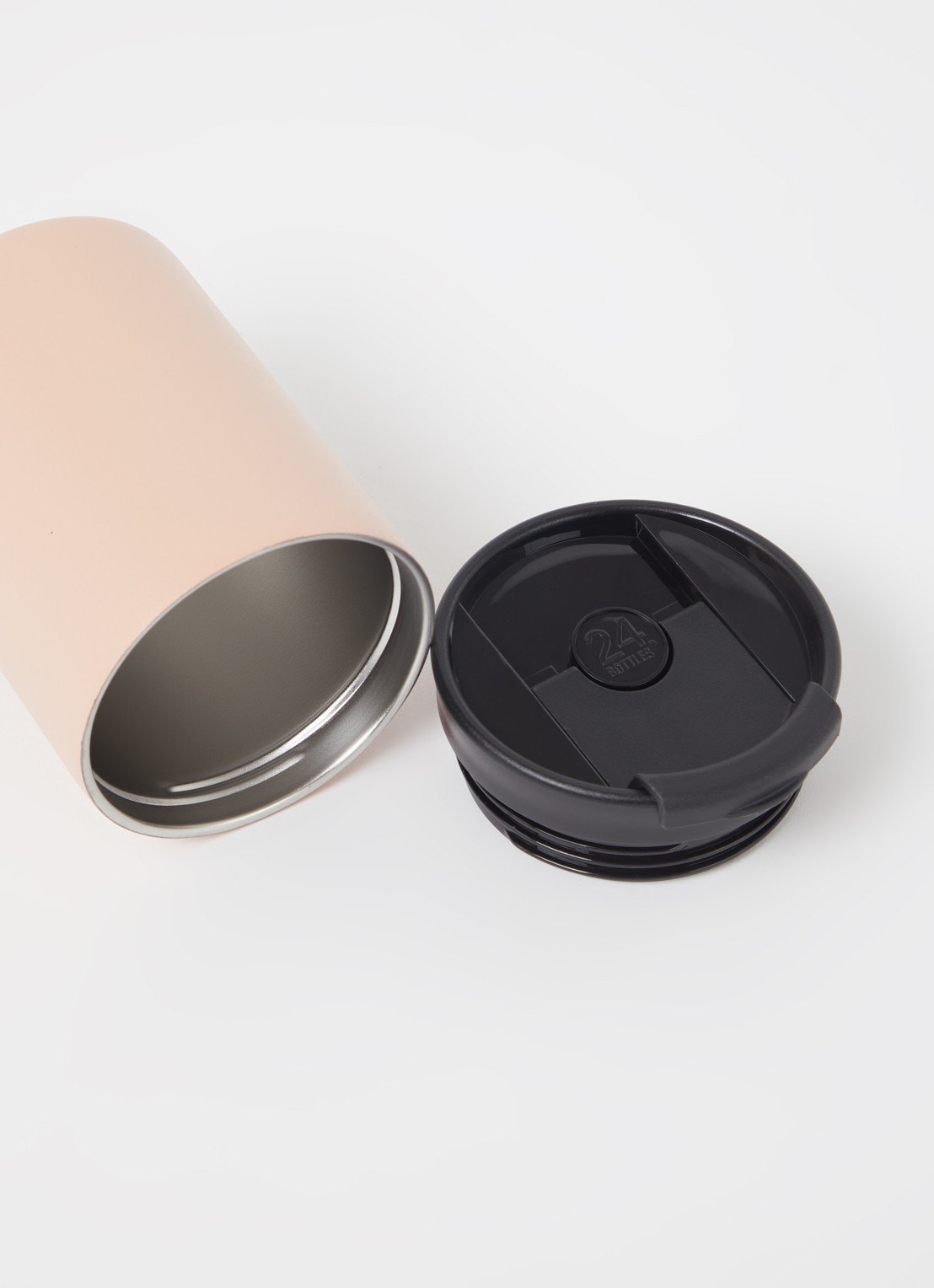 24Bottles Travel Tumbler thermosbeker 35 cl - voorkant 2 roze