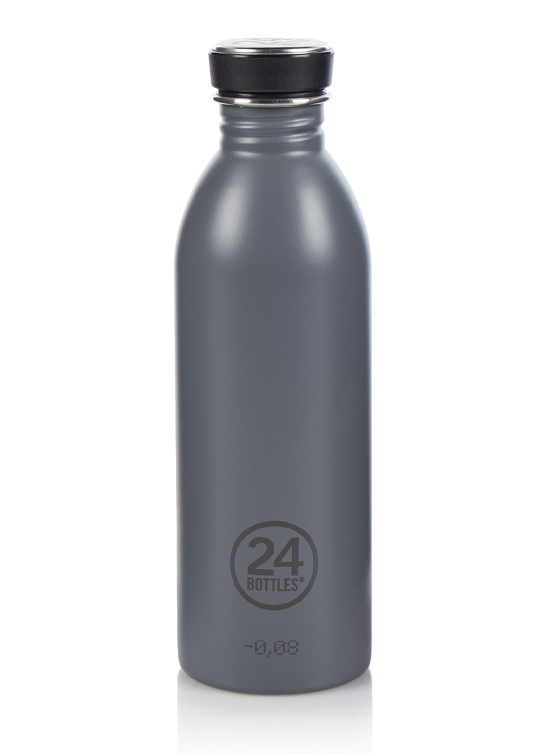 24Bottles Urban Bottle drinkfles 500 ml - voorkant grijs