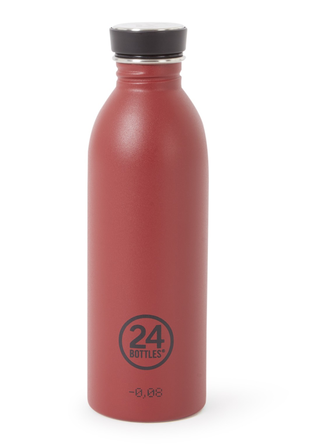 24Bottles Urban Bottle waterfles 50 cl - voorkant bordeauxrood