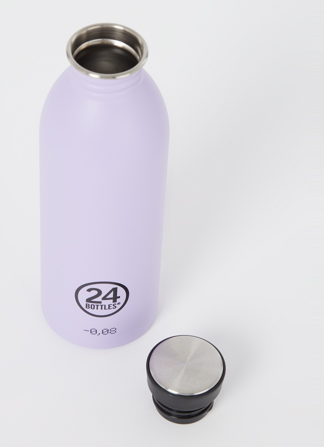 24Bottles Urban Bottle waterfles 50 cl - voorkant 2 lila