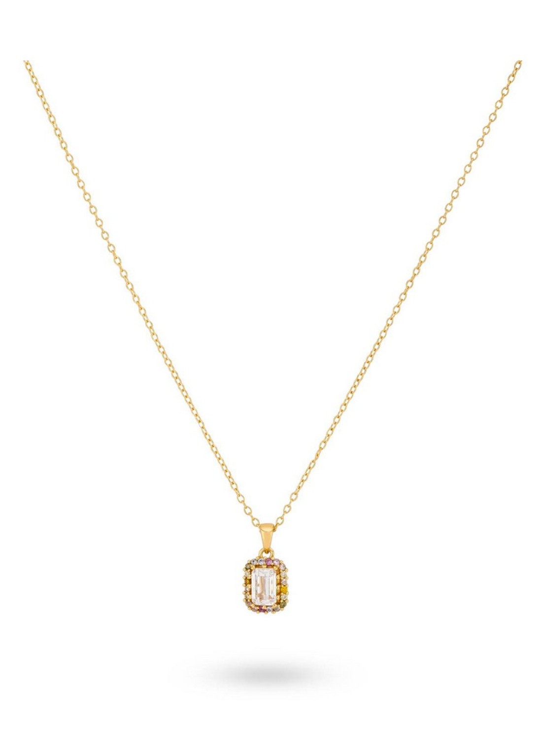 24Kae Ketting verguld 32487Y - voorkant goud