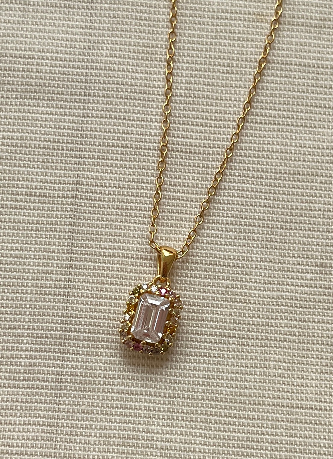 24Kae Ketting verguld 32487Y - voorkant 2 goud